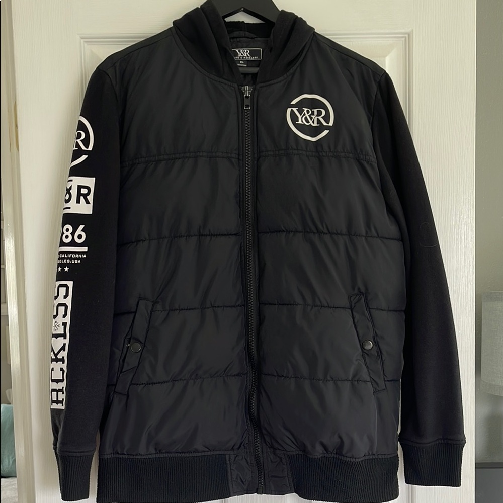 Young & Reckless Black Puffer Jacket